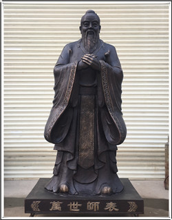 萬世師表鑄銅孔子像
