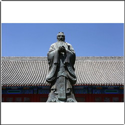 門前孔子雕塑鑄造